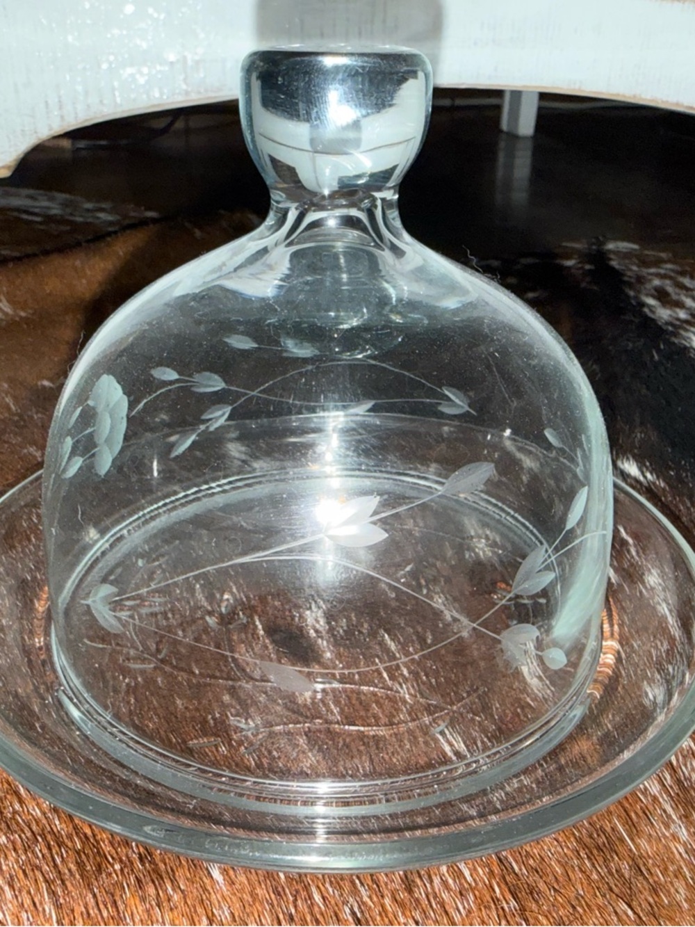 Princess House Heritage Butter or Cheese Dish